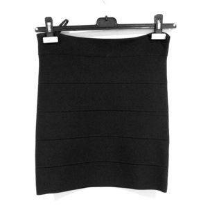 BCBG banded mini skirt in black.  Barely used.